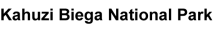 kahuzi biega national park logo